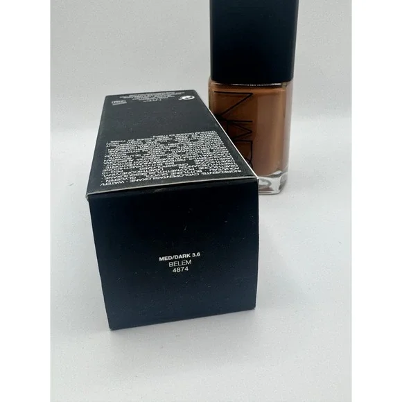 NARS Sheer Glow Foundation Medium/Dark 3.6 NEW - Picture 2 of 2